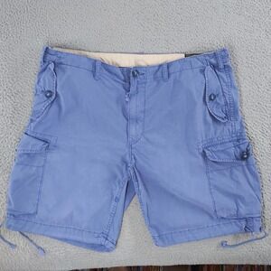 Polo Ralph Lauren Cargo Shorts Mens 40 Blue Surplus Fit Utility Button Pockets